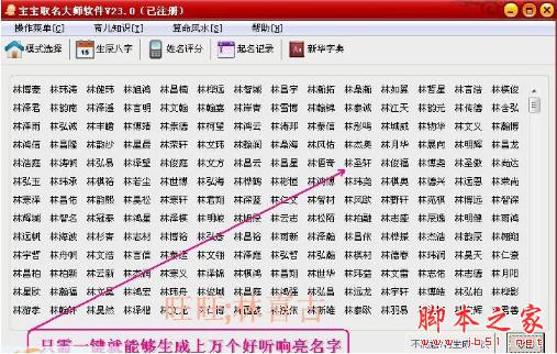 周易起名软件 宝宝起名大师软件 v23.0 中文绿色版 下载-脚本之家