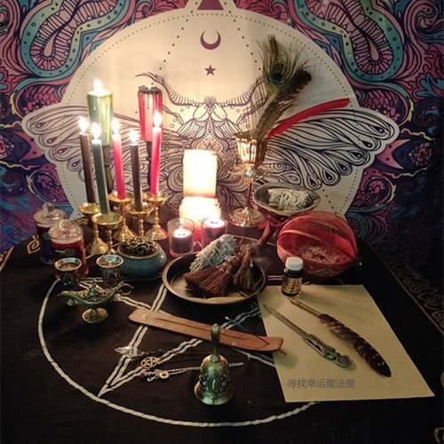 女巫魔法仪式蜡烛提升感情爱情复合招桃花招财转运开运许愿蜡烛