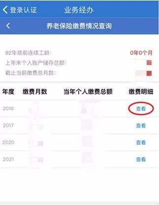 上海社保查询操作个人社保缴费明细怎么查看这里